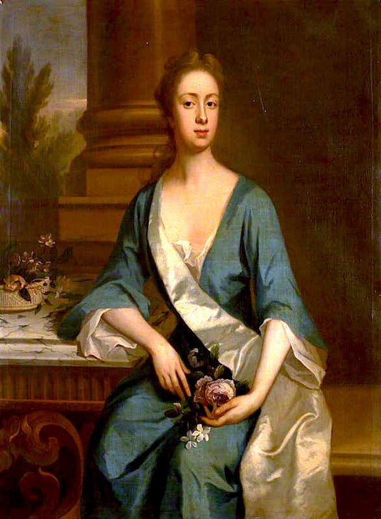 Lady Anne Coventry, Lady Carew, vintage artwork by Michael Dahl, 12x8" (A4) Poster
