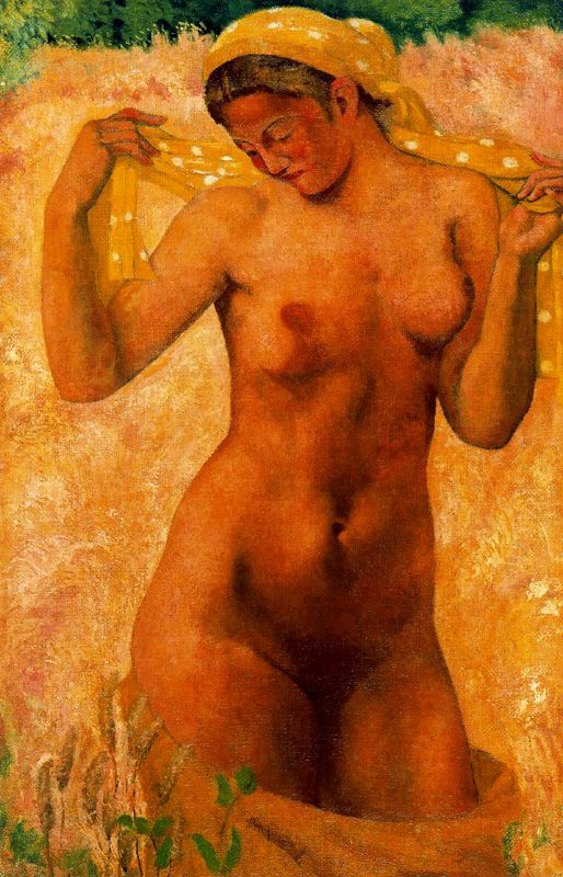 Grand Yellow Nu by Aristide Maillol,A3(16x12")Poster