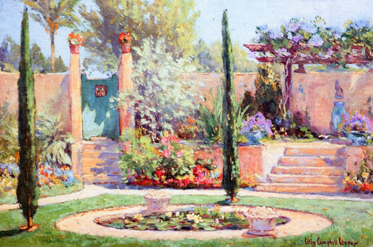 A Garden Path by Colin Campbell Cooper,A3(16x12")Poster