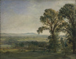 Bardon Hill, Coleorton Hall, vintage artwork by John Constable, 12x8" (A4) Poster