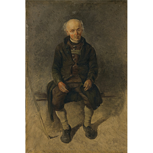 Farmer from Zellamsee, vintage artwork by Friedrich Gauermann, A3 (16x12") Poster Print