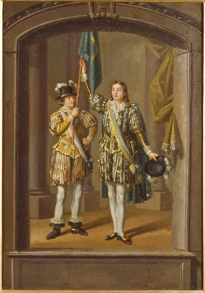Gustaf Mauritz Armfelt, vintage artwork by Pehr Hilleström, 12x8" (A4) Poster