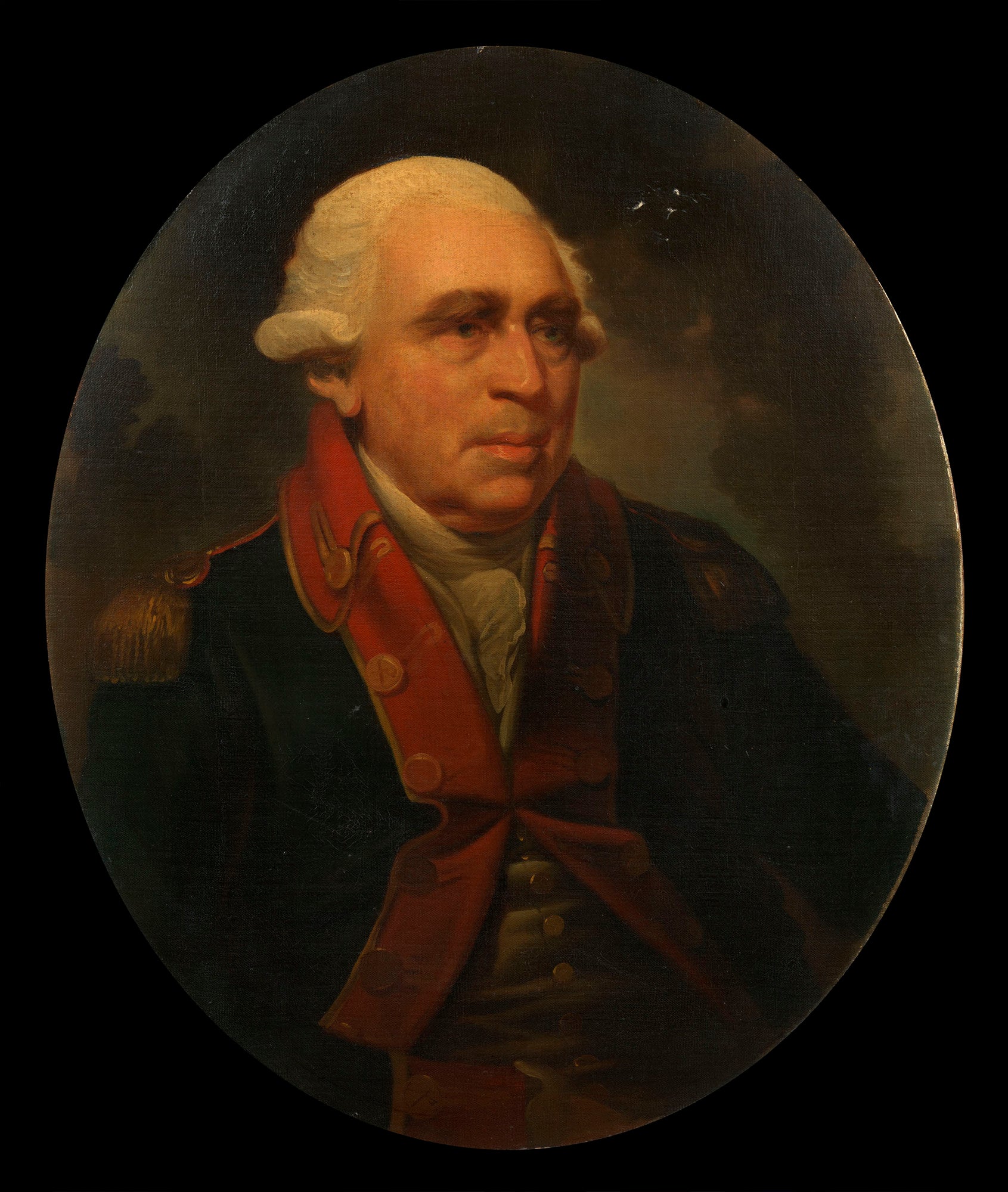 William von Freytag (1711-1798), vintage artwork by Mather Brown, 12x8" (A4) Poster