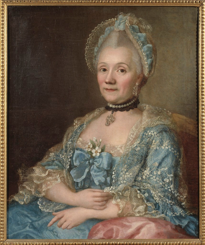 Dorothea Elisabeth Sauer, vintage artwork by Ulrika Fredrica Pasch, 12x8" (A4) Poster
