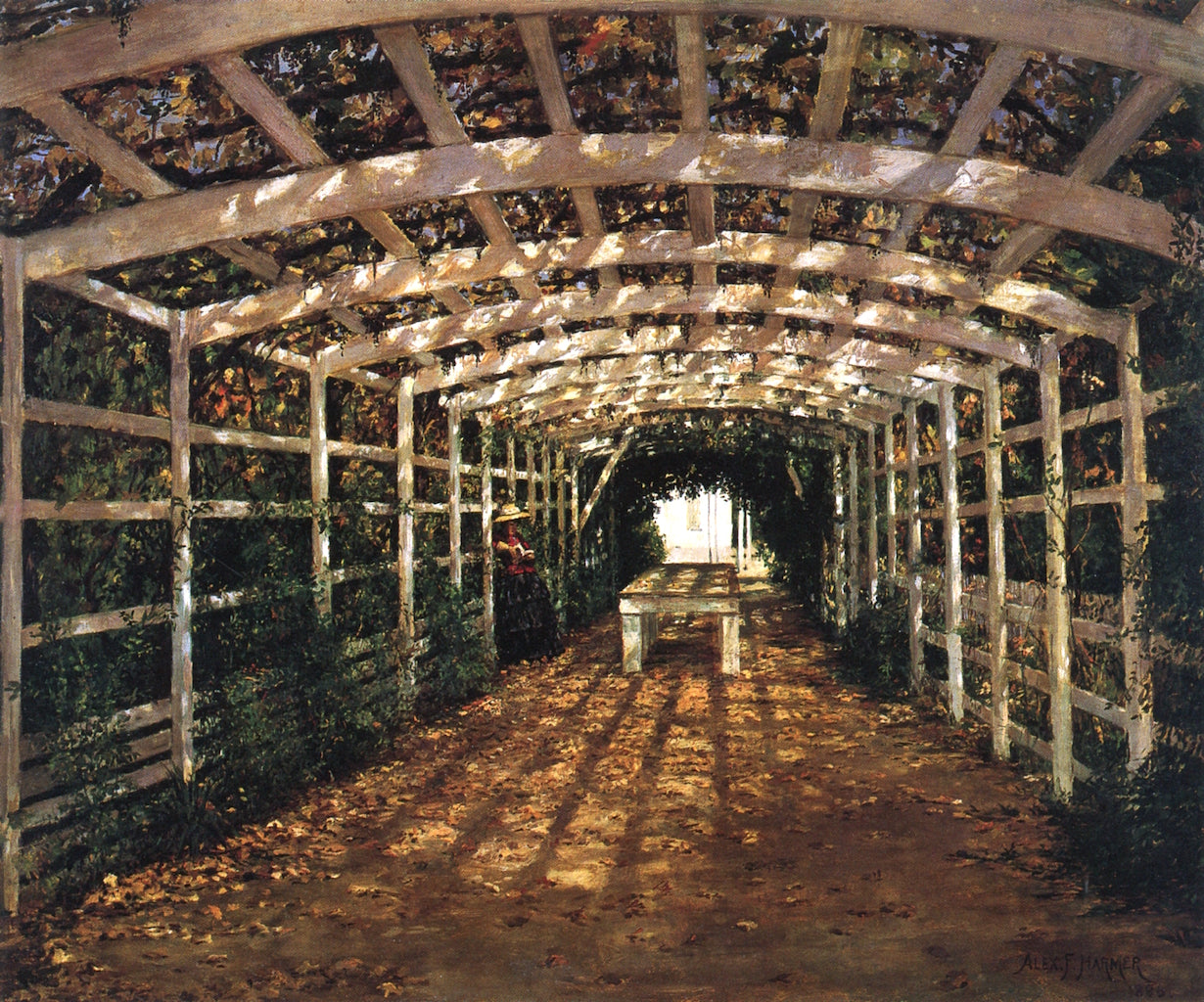 Arbor at Rancho Cmlos by Alexander Harmer,A3(16x12")Poster