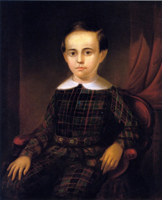 William Berthelet, vintage artwork by Robert Seldon Duncanson, 12x8" (A4) Poster