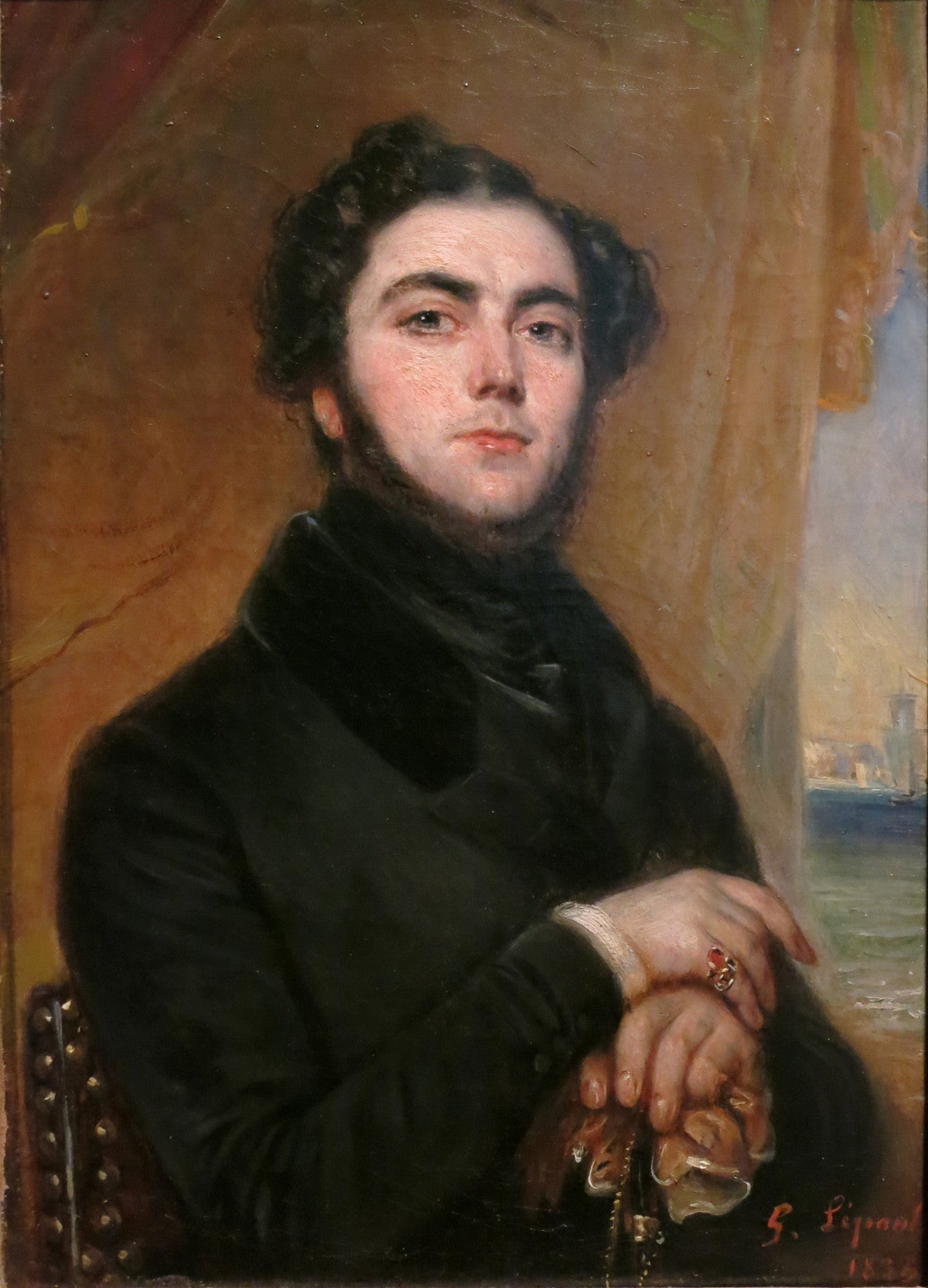 Eugène Süe, vintage artwork by François Gabriel Guillaume Lepaulle, A3 (16x12") Poster Print