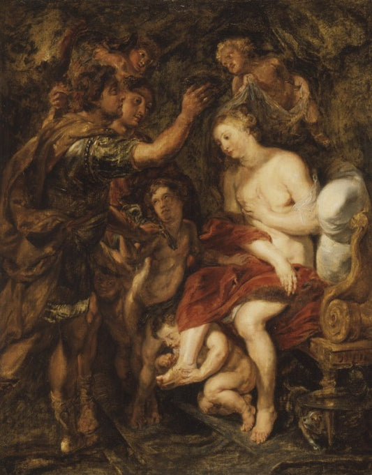 The Crowning of Roxana, vintage artwork by Peter Paul Rubens, 12x8" (A4) Poster