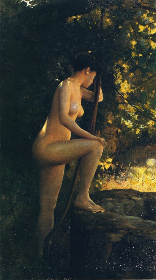 The Unfulfilled Wish, vintage artwork by Julius LeBlanc Stewart, 12x8" (A4) Poster