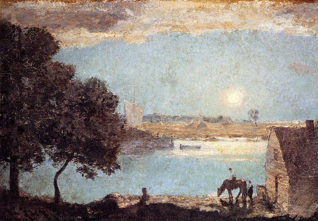 Moonlight in Connecticut by Henry Ward Ranger,A3(16x12")Poster