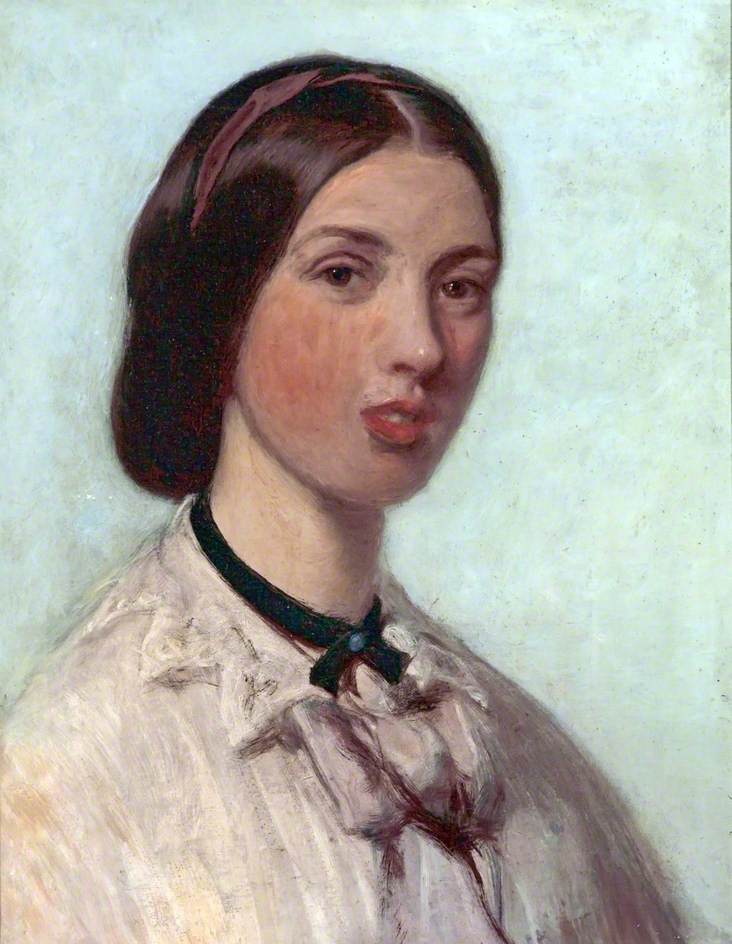 The Artist's Daughter, Lily, vintage artwork by George Lance, A3 (16x12") Poster Print