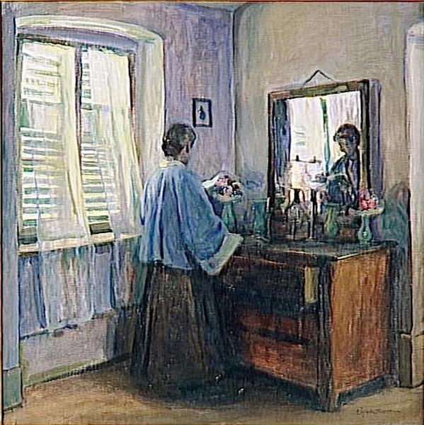 The Closed Shutters by Elizabeth Nourse,A3(16x12")Poster