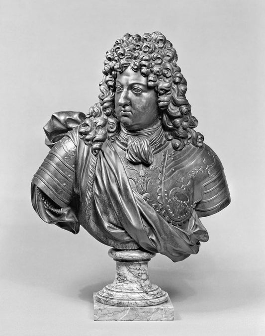Louis, Grand Dauphin of France, vintage artwork by François Girardon, 12x8" (A4) Poster