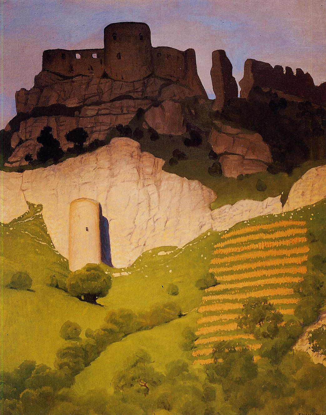 Chateau Gaillard at Andelys by Felix Vallotton,A3(16x12")Poster