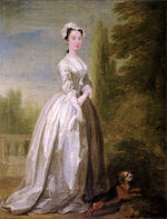 Frances Berkeley, Lady by ron, vintage artwork by William Hogarth, 12x8" (A4) Poster