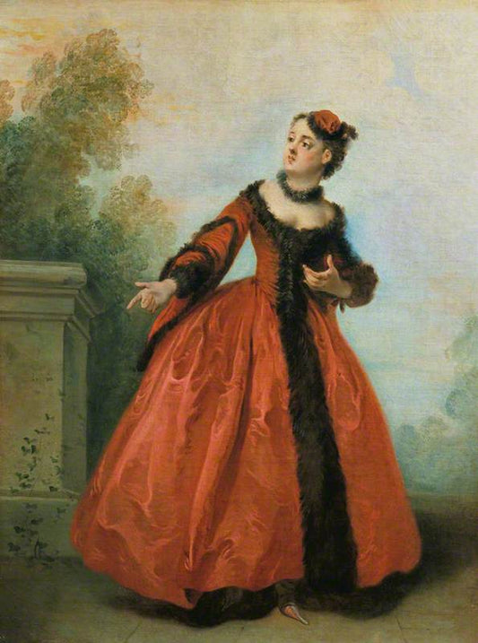 The Beautiful Greek, vintage artwork by Nicolas Lancret, 12x8" (A4) Poster
