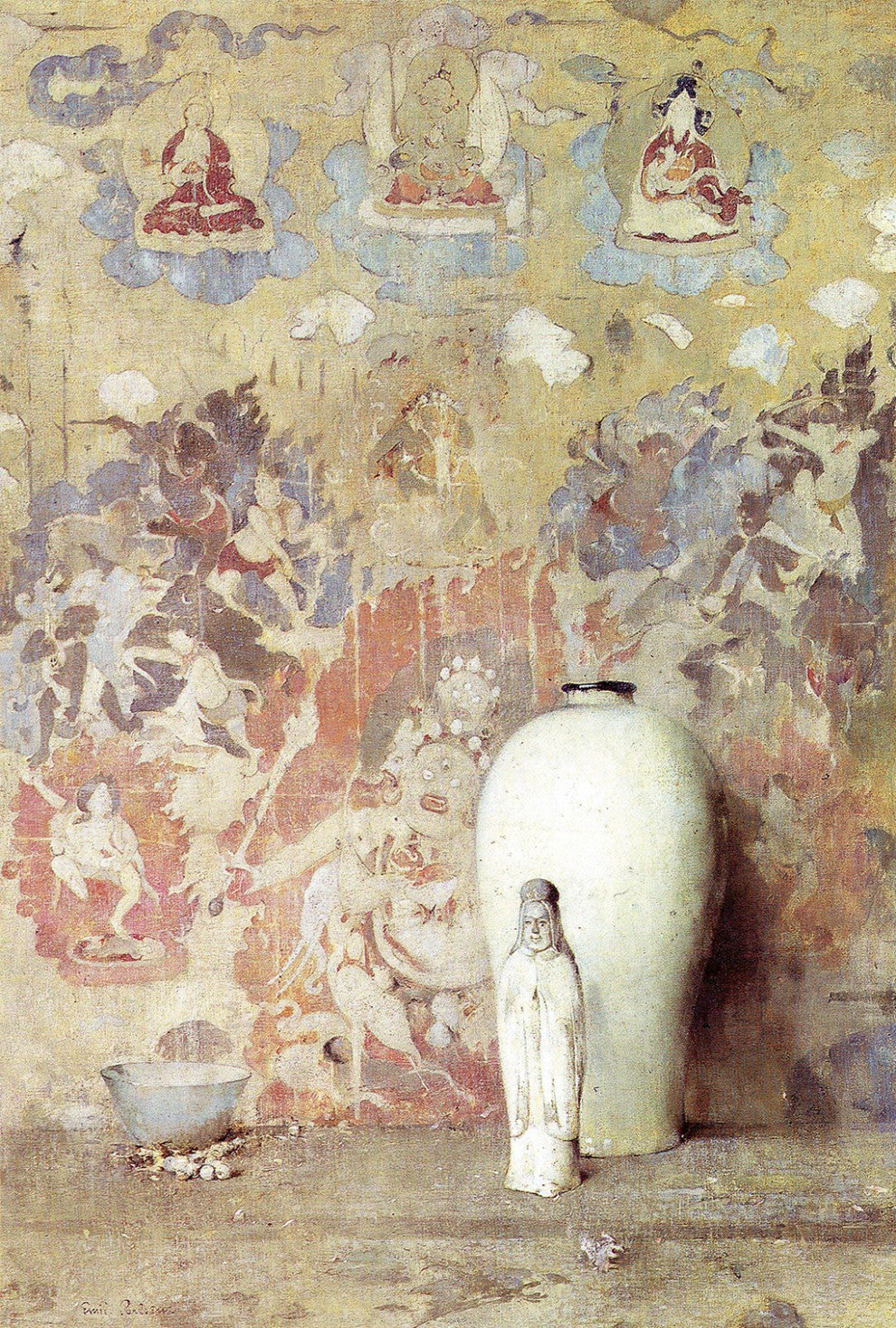 The Picture From Thibet, vintage artwork by Emil (Soren Emil) Carlsen, 12x8" (A4) Poster