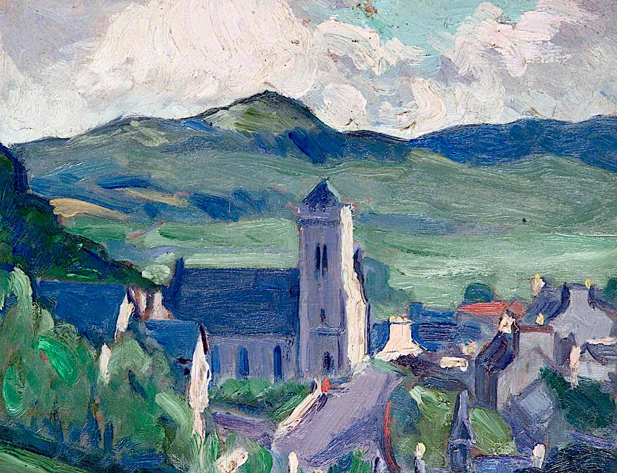 The Old Town, Oban by Frederick James Porter,16x12(A3) Poster