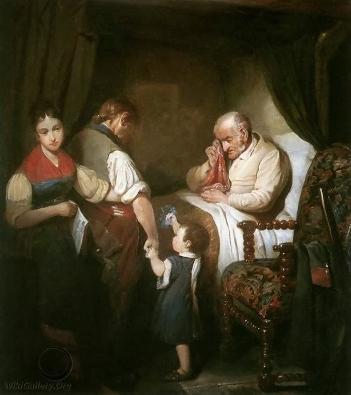 Visit, vintage artwork by Hermann Kern, 12x8" (A4) Poster