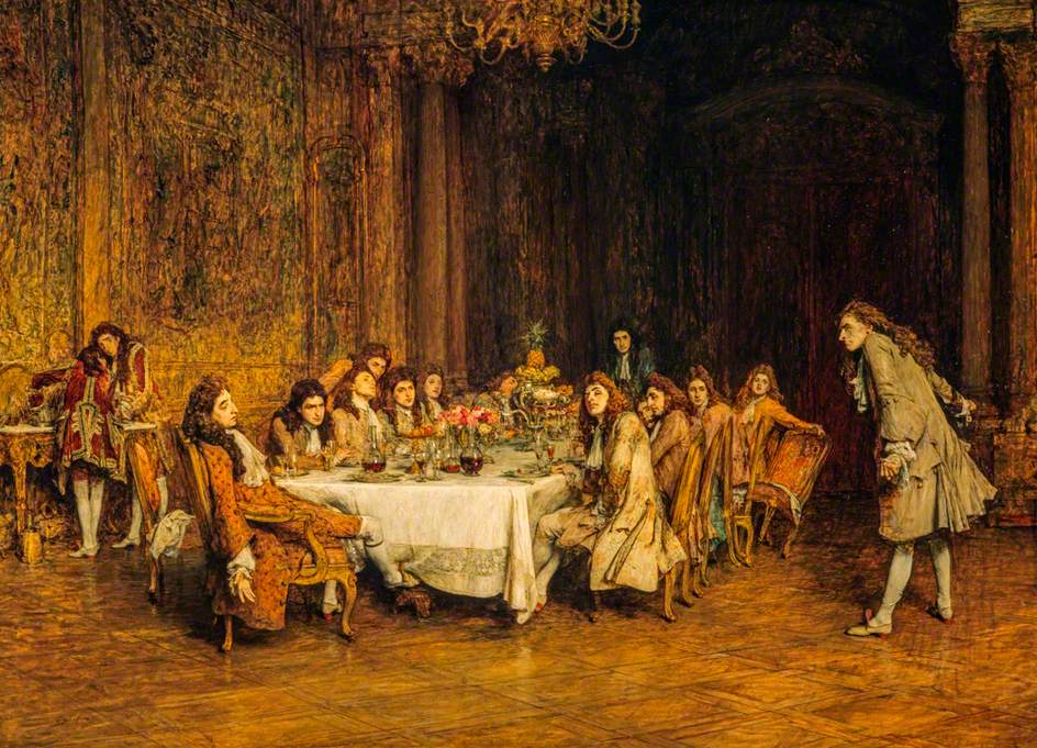 Voltaire, vintage artwork by Sir William Quiller Orchardson, 12x8" (A4) Poster