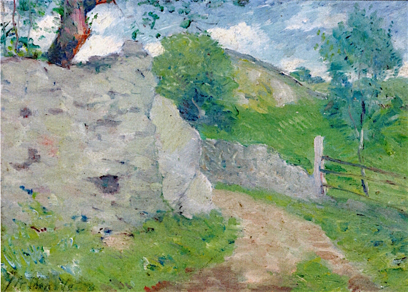 A French Country Lane by Julian Alden Weir,A3(16x12")Poster