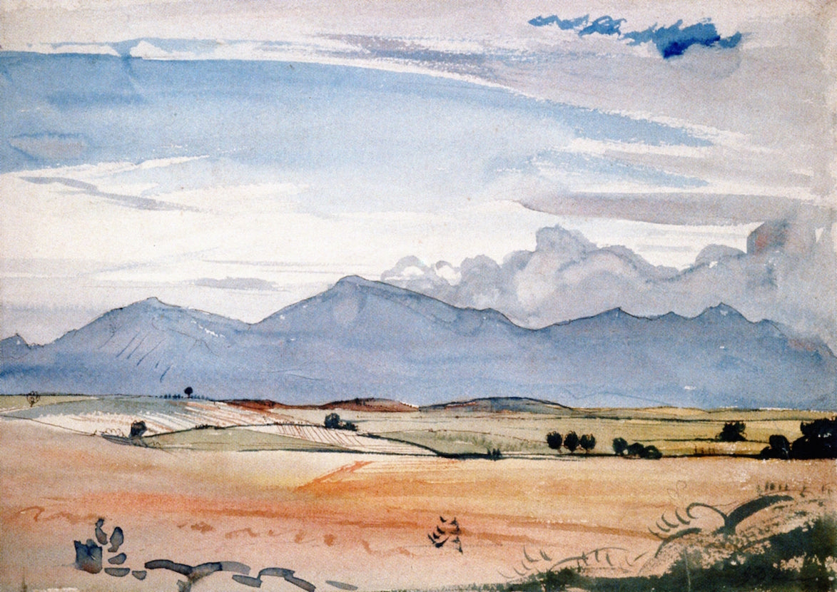 Mountains, South of France by James Dickson Innes,16x12(A3) Poster
