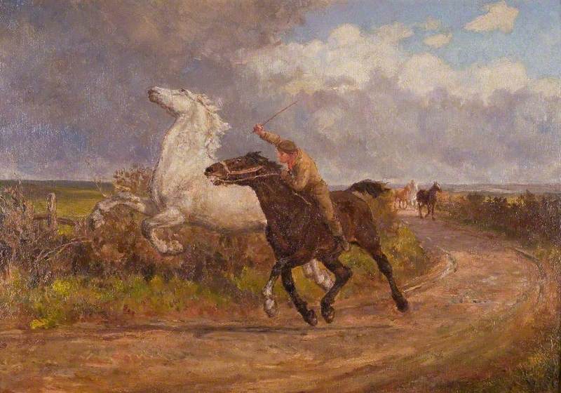 Runaway Horse by Brian Hatton,16x12(A3) Poster