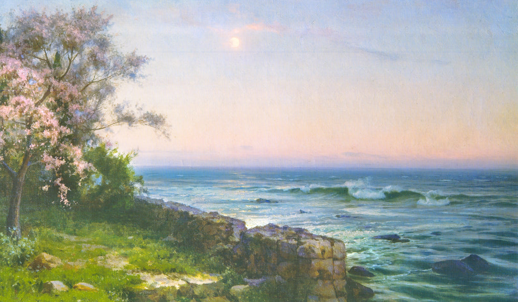 The Moonrise, vintage artwork by Iosif Krachkovsky, 12x8" (A4) Poster