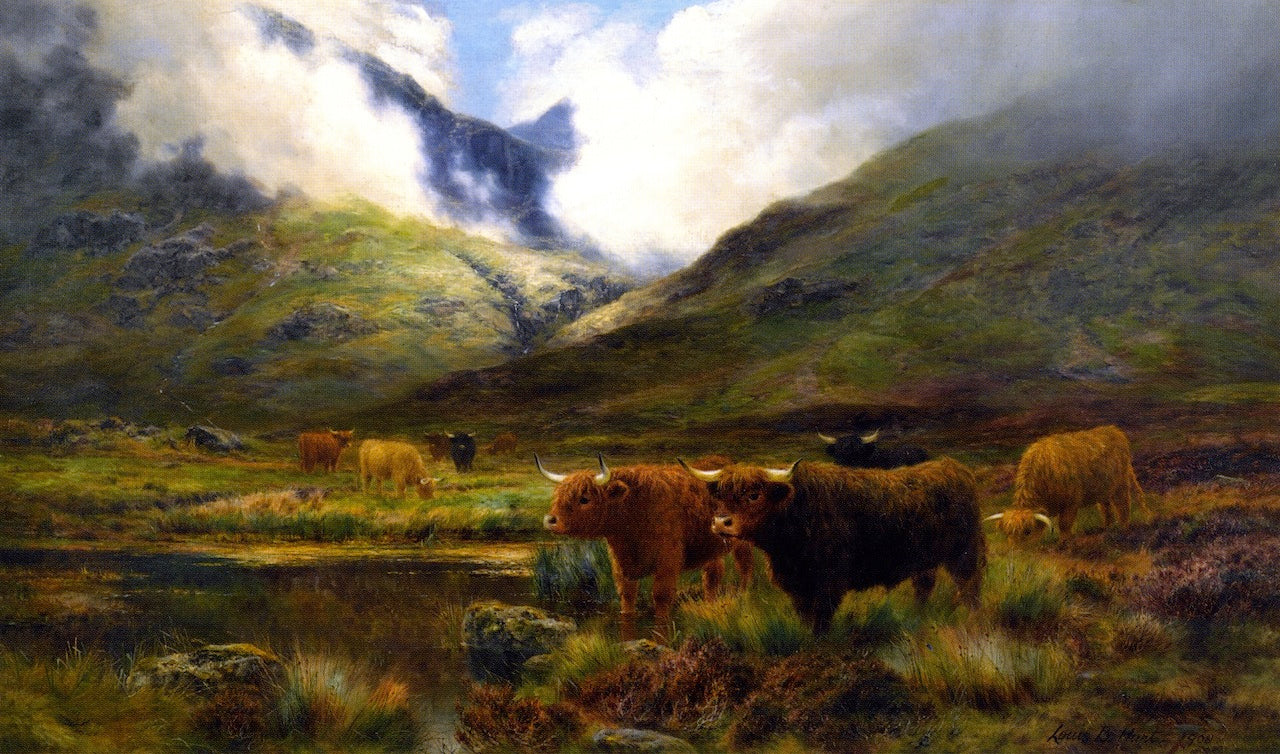 Clachaig, Clencoe by Louis Bosworth Hurt,A3(16x12")Poster
