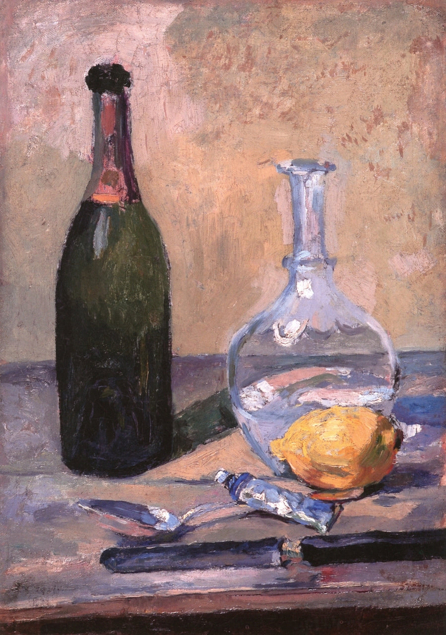 Still Life with Carafe and Lemon by Ker Xavier Roussel,A3(16x12")Poster