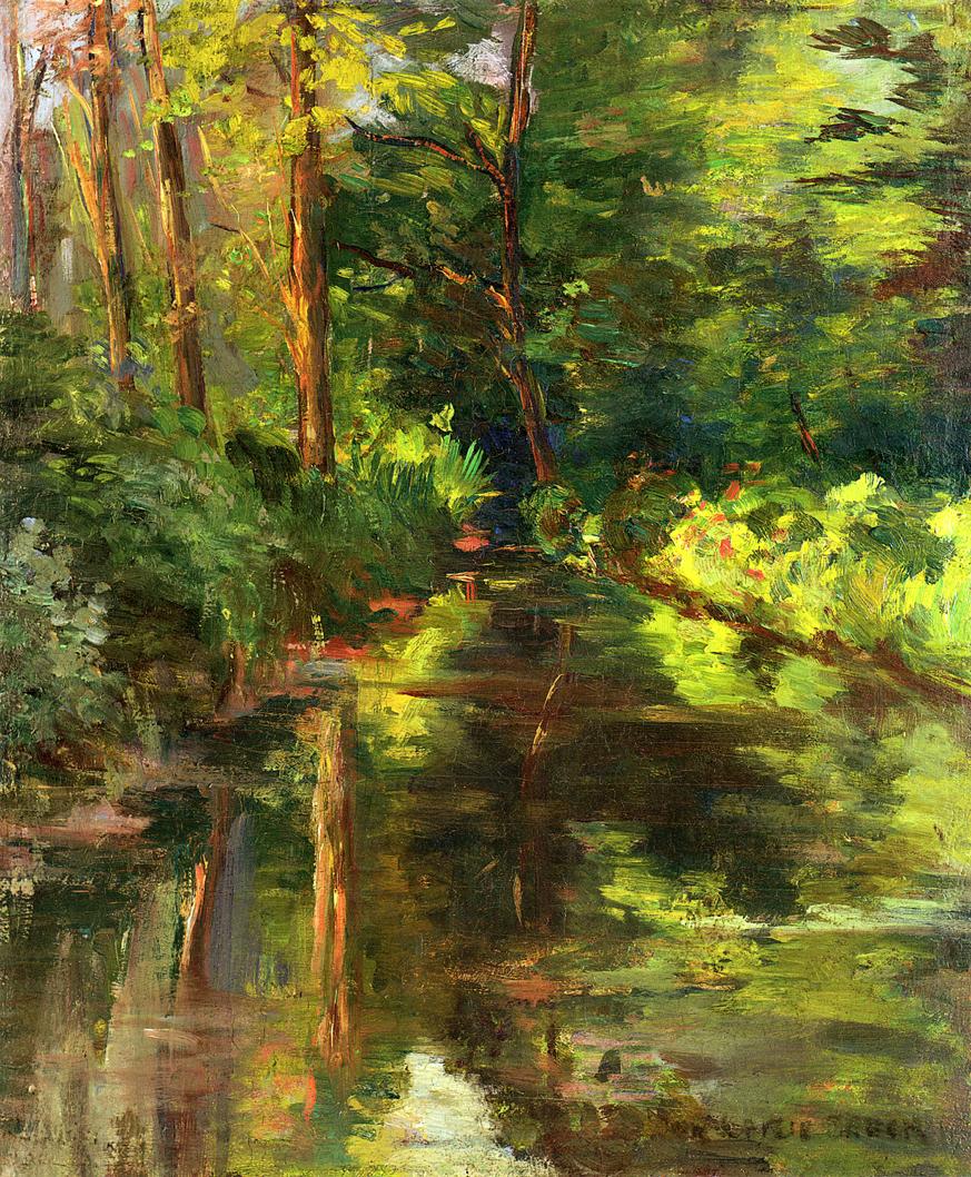 The River Ept by John Leslie Breck,A3(16x12")Poster
