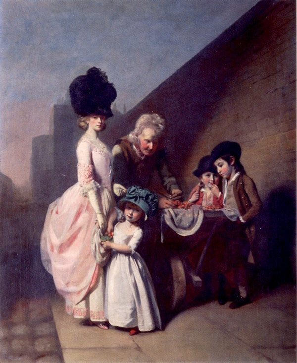 The Cherry Barrow, vintage artwork by Henry Walton, 12x8" (A4) Poster