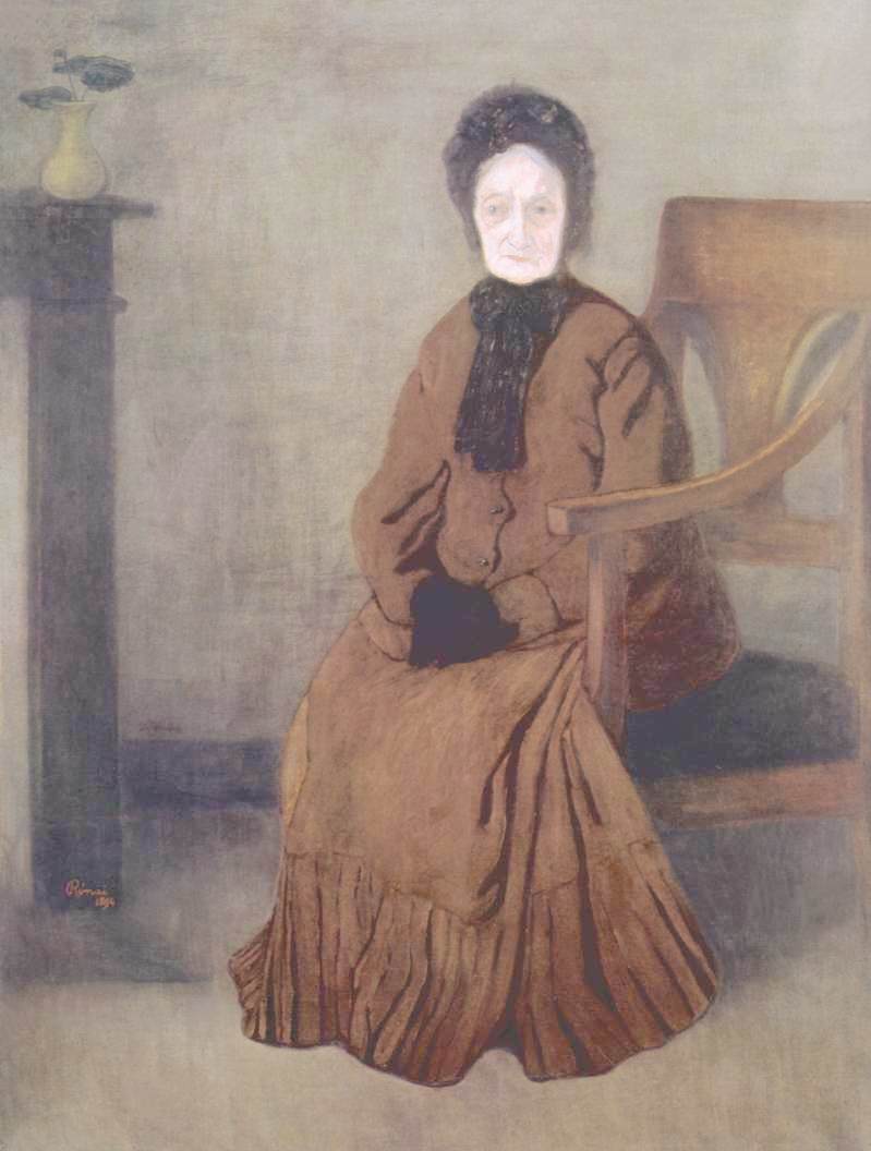 My Grandmother by Jozsef Rippl-Ronai,A3(16x12")Poster