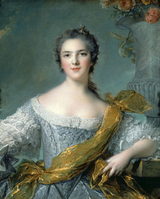 Madame Victoire of France, vintage artwork by Jean-Marc Nattier, 12x8" (A4) Poster