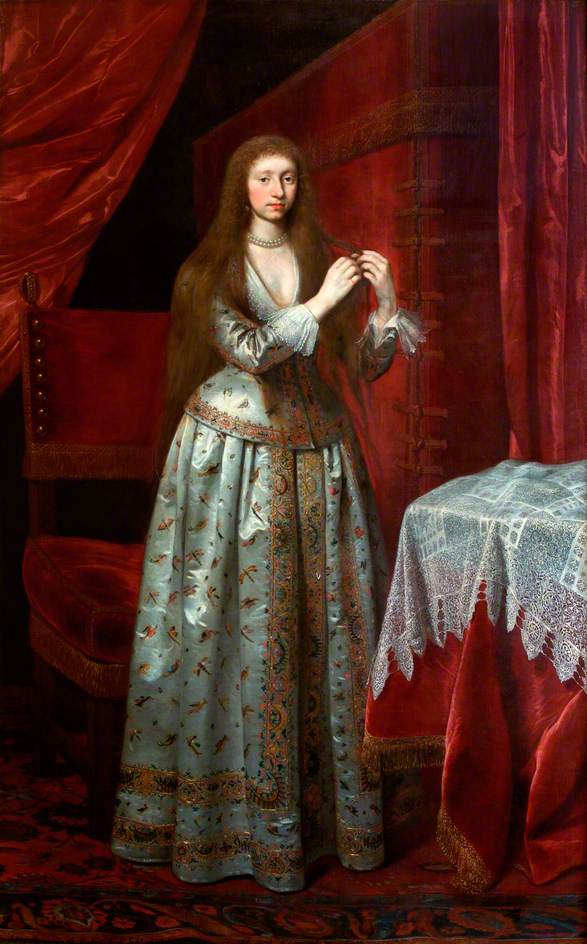 Lady Anne Montagu, Wife of Edward Montagu, 2nd Duke of Manchester, vintage artwork by Daniël Mijtens, 12x8" (A4) Poster