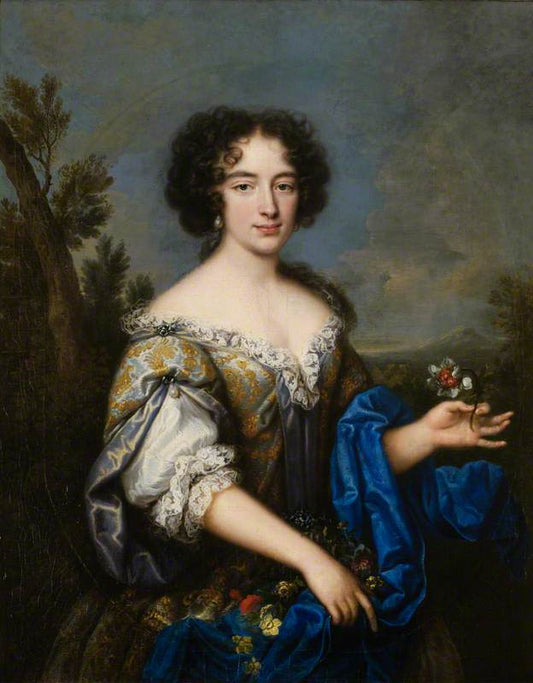 La Duchesse de la Vallière, vintage artwork by Pierre Mignard, 12x8" (A4) Poster