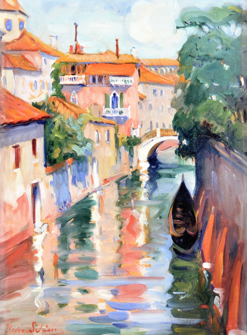 Rio della Salute, Venice by Dixie Selden,A3(16x12")Poster