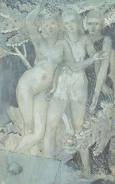 The Three Eves by Glyn Warren Philpot,16x12(A3) Poster