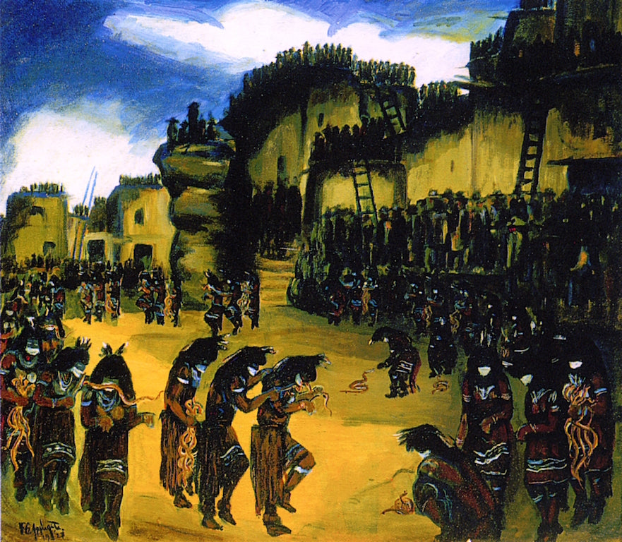 Hopi Snake Dance by Frank Applegate,16x12(A3) Poster