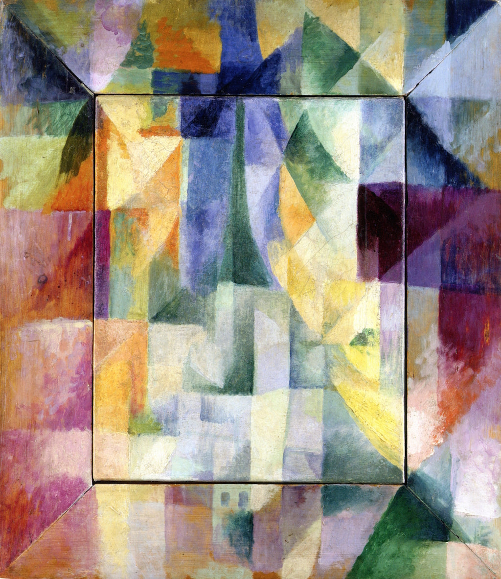 e City (1st Part, 2nd Motif, 1st Replica) by Robert Delaunay,16x12(A3) Poster