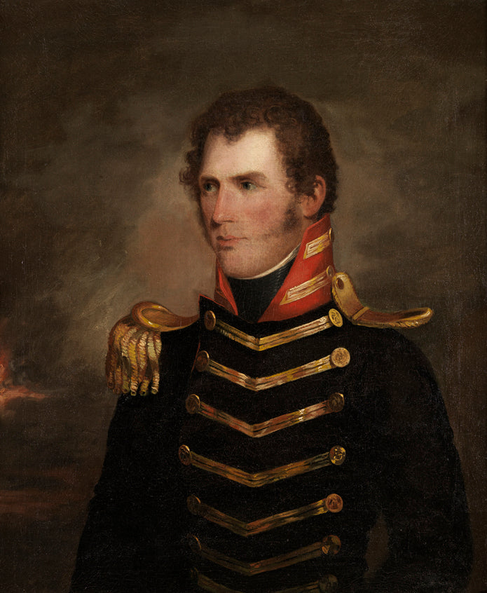Captain Selah Strong (possibly), vintage artwork by John Neagle, A3 (16x12") Poster Print