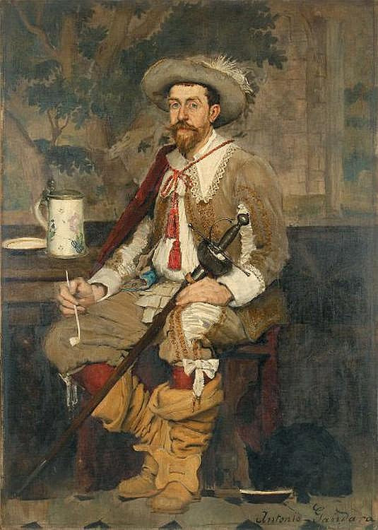 Portrait of Rodolphe Salis by Antonio de la Gandara,A3(16x12")Poster