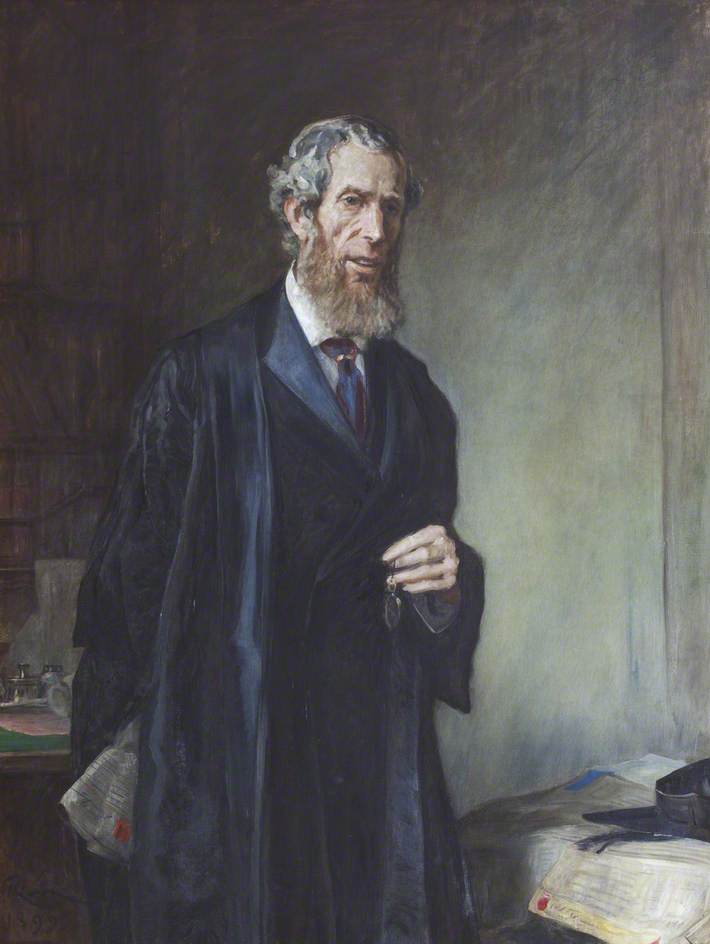 George Charles Brodrick, vintage artwork by Robert Walker Macbeth, R.A., R.W.S., 12x8" (A4) Poster