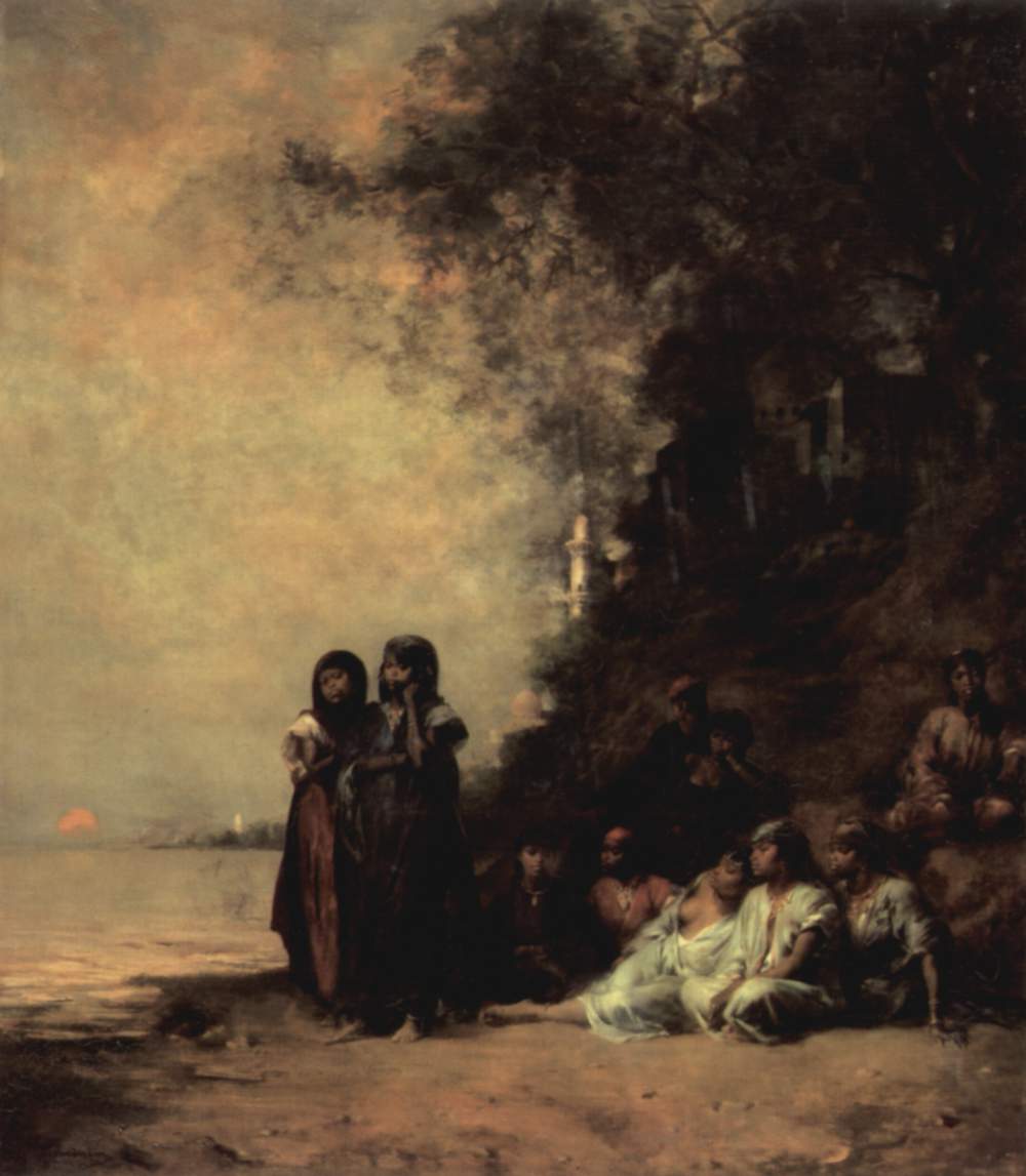 Souvenir d'Esneh, vintage artwork by Eugène Fromentin, A3 (16x12") Poster Print