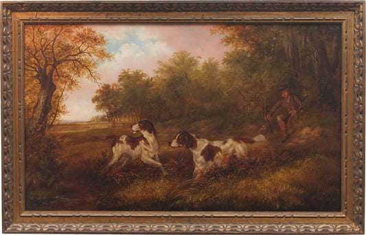 Woodcock Hunting, vintage artwork by James Henry Beard, A3 (16x12") Poster Print