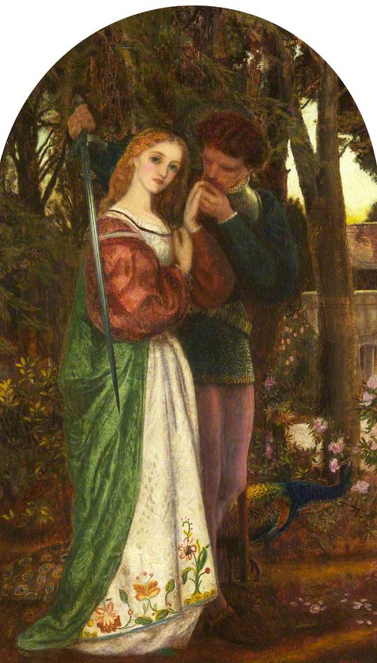 Love… Guard, Windsor Lodge, Putney, vintage artwork by Arthur Hughes, 12x8" (A4) Poster
