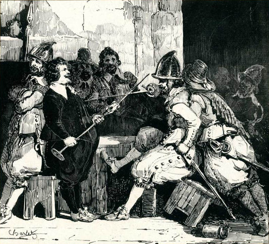 Mousquetaires, vintage artwork by After Nicolas-Toussaint Charlet, A3 (16x12") Poster Print