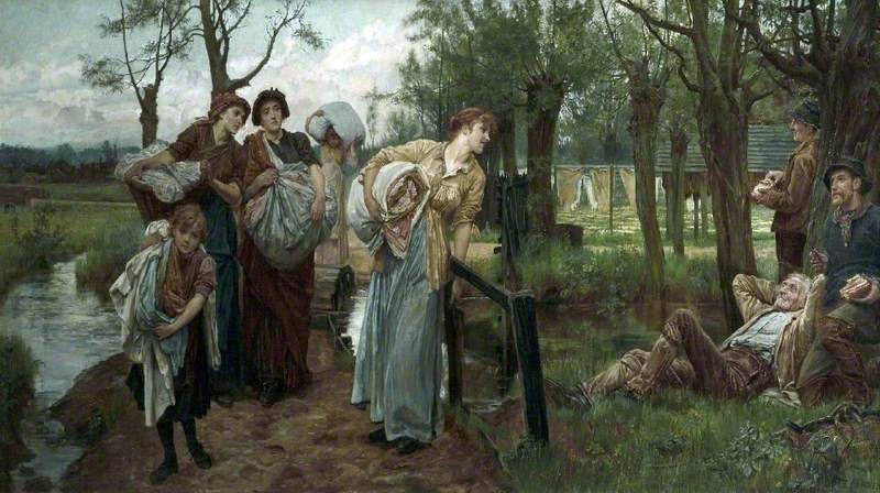 Belle of the Village, vintage artwork by Alice Mary Havers, 12x8" (A4) Poster
