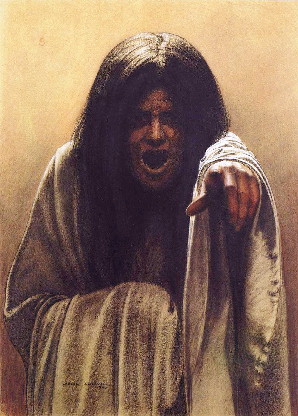 The Wave 5 by Carlos Schwabe,A3(16x12")Poster