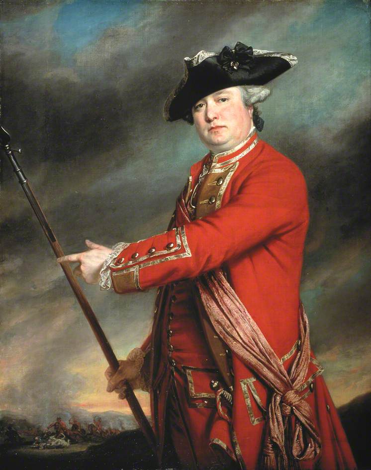 Lieutenant Colonel Francis Smith, vintage artwork by Francis Cotes, R.A., 12x8" (A4) Poster
